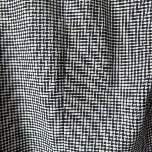 Vintage Black and White Houndstooth Blazer with Velvet Collar 100 % Wool - Picture 8 of 10